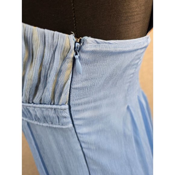 Catherine Malandrino 100% Silk Embroidered Dress Size 4 - Picture 6 of 7